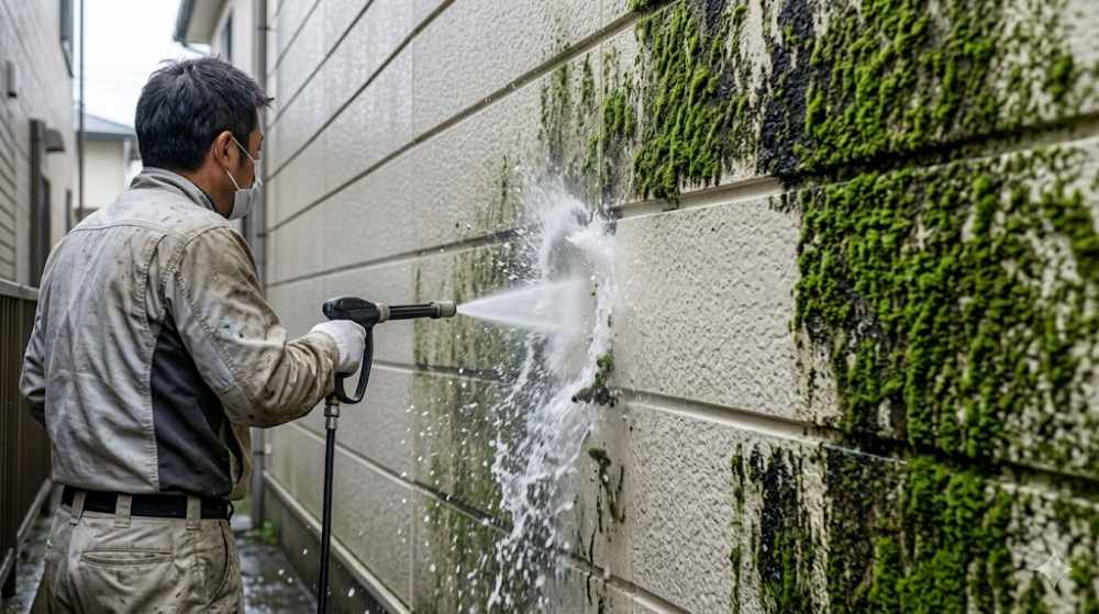塗料選びだけで安心していませんか?カビや苔を根本から撃退する職人の技術と工程