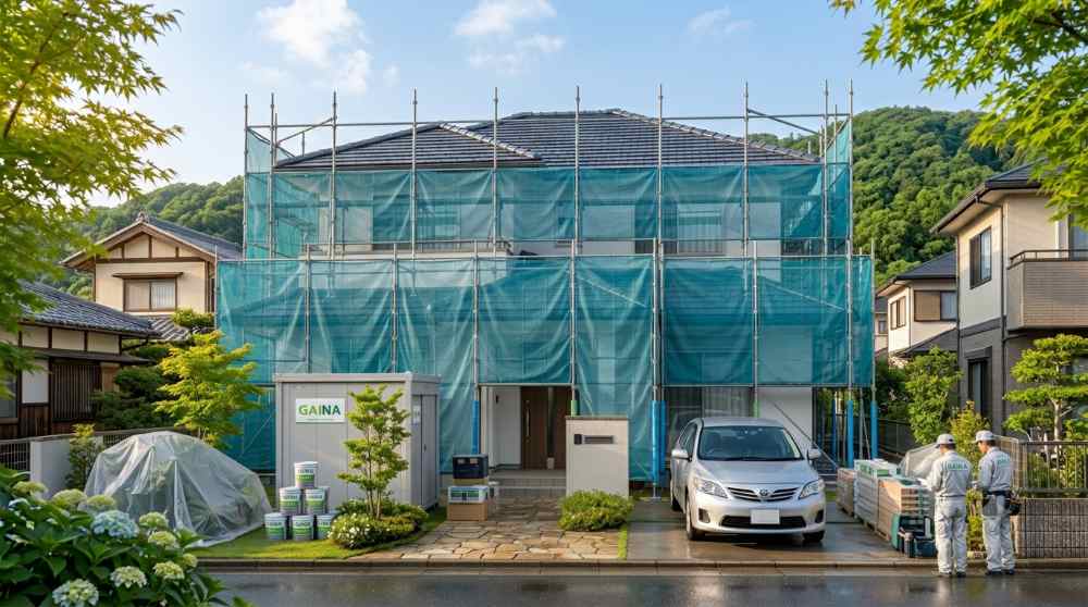 二世帯住宅の塗装工期はどれくらい?長引く理由と実態