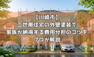 【川崎市】二世帯住宅の外壁塗装で家族が納得する費用分担のコツをプロが解説