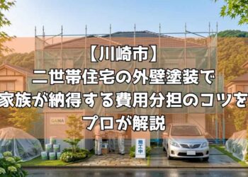 【川崎市】二世帯住宅の外壁塗装で家族が納得する費用分担のコツをプロが解説
